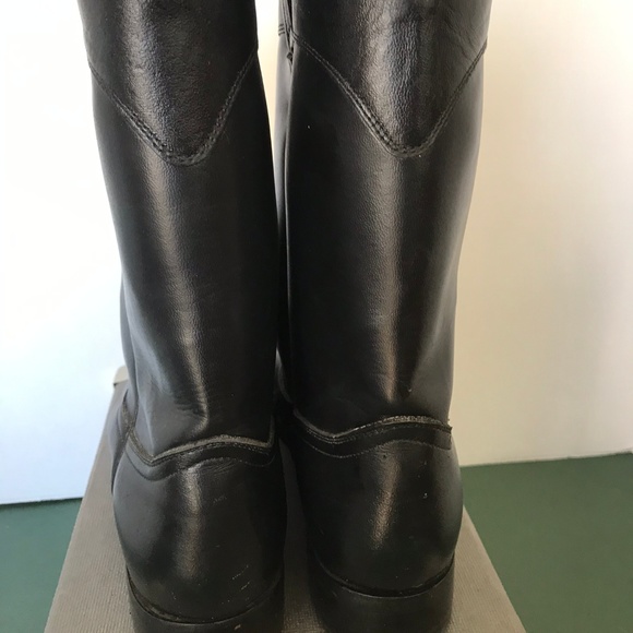 Silverton Black Leather Mid-calf Boot - Picture 6 of 8